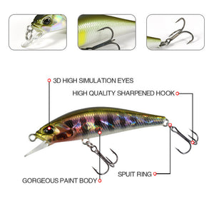 Lure Bait Micro-object Fake Bait Sinking Water Minnow Freshwater Sea Fishing