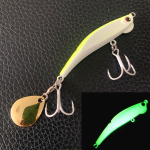 Luminous iron plate lead fish throwing lure lure