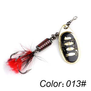 Special bionic bait fishing gear for rotating metal sea fishing