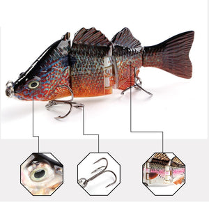 Soft Tail Multi-section Sea Fishing Hard Bait