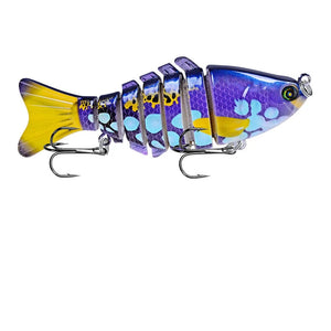 Artificial Minnow Multi-section Wobbler Fishing Bait