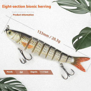 Available Eight Fish Hard Bait 133 Mm203g Bionic Plastic Bait