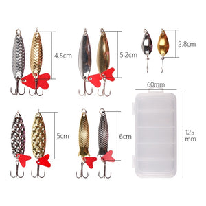 Lure Pineapple Sequin Box Iron False Bait