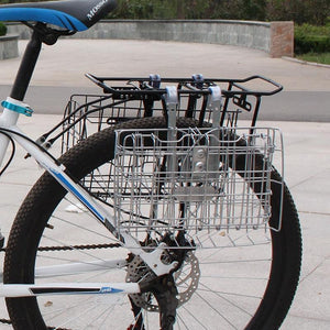 Bicycle basket folding