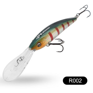 Yuantou Road Subhard Bait Floating Long Tongue Plate 90mm16g