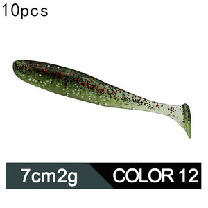 Two-color soft lure lure bionic lure