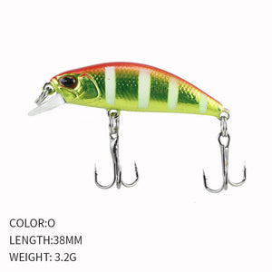 Submerged Mino Full Layer 38mm3.2g Road YaTrout Army Fish Bait