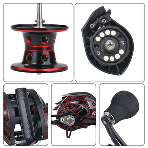 Baitcasting Fishing Reel Bait Casting Fishing Wheel With Magnetic Brake Carp Carretilha Pesca