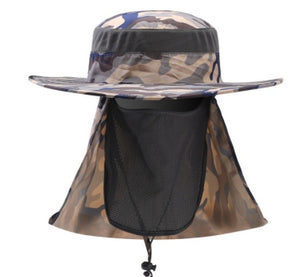 Fisherman's hat with 360 degrees sun, water and UV protection