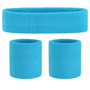 Sports Headband Exercise Yoga Sweatband Set