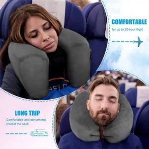 Hooded Inflatable Transport Pillow