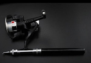 Pen pole suit Mini Mini spinning wheel fishing rod telescopicshort fishing rod