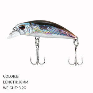 Submerged Mino Full Layer 38mm3.2g Road YaTrout Army Fish Bait