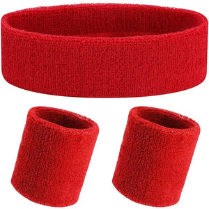 Sports Headband Exercise Yoga Sweatband Set