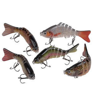 5Pcs Jointed Fishing Lure Set