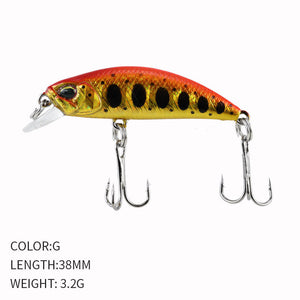 Submerged Mino Full Layer 38mm3.2g Road YaTrout Army Fish Bait