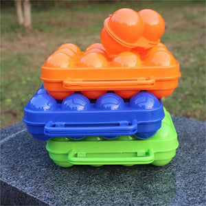 Plastic Container Two Eggs Box