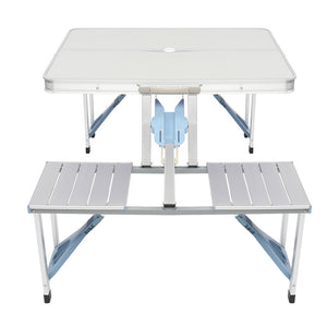 One-piece Folding Tables And Chairs - Aluminum Alloy Model