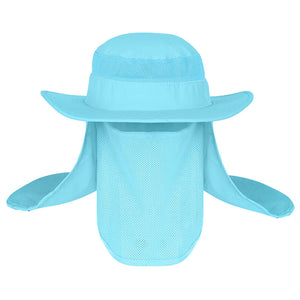 Fisherman's hat with 360 degrees sun, water and UV protection