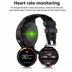 Sports Pedometer GPS Smart Watch With Camera Support