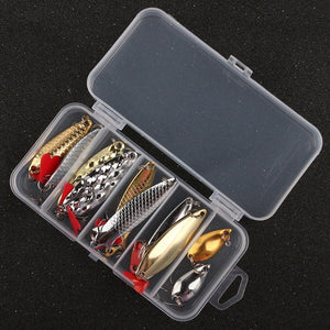 Lure Pineapple Sequin Box Iron False Bait