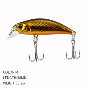 Submerged Mino Full Layer 38mm3.2g Road YaTrout Army Fish Bait