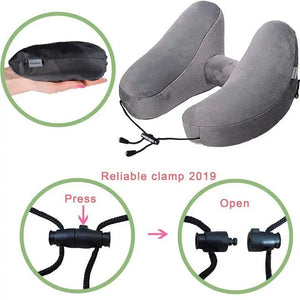 Hooded Inflatable Transport Pillow