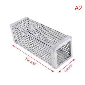 BBQ Stainless Steel  Perforated Mesh Smoker Tube