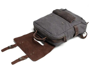 Durable Stylish Waxed Canvas Backpack